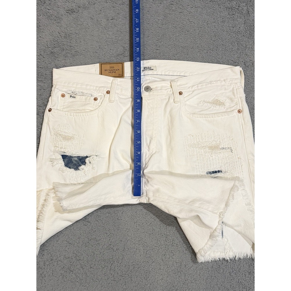 *READ Polo Ralph Lauren 36W 7'' Inseam Sullivan Slim Denim Shorts Williston Wash - Picture 4 of 14